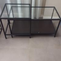 Tavolino Ikea vetro metallo Vittsjö
