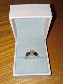 Anello in arg.925 con opale di welo vero