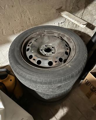 Cerchi in ferro del 15 originali VW per polo 6r