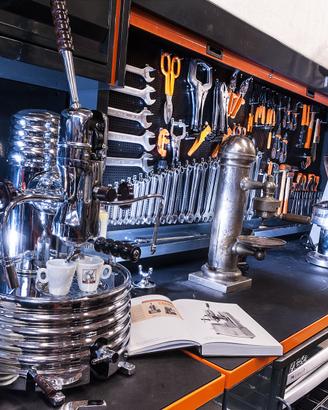 macchina per caffè espresso restauro specializzato