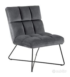 Poltrona Lounge Stile Scandinavo Nuova