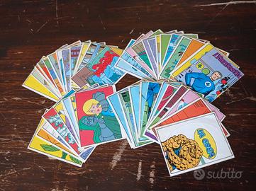 Lotto 44 figurine super eroi Marvel 1976