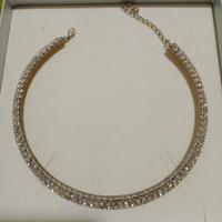 Collana girocollo di strass
