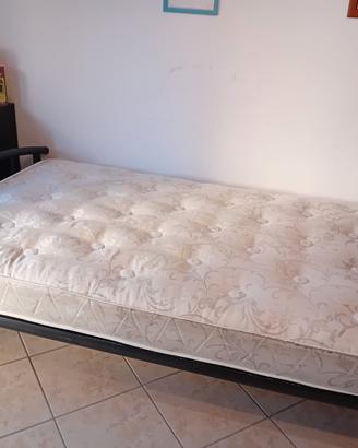 letto  in ferro battuto e materasso in nl