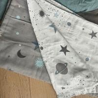 2 Set lenzuola sacco completi Copripiumino singoli