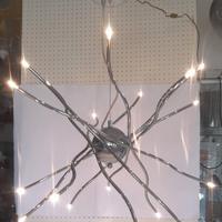 Lampadario cromato 18 luci G9 moderno Ideal Lux