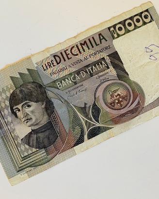 Banconota 10.000 Lire Ritratto d’Uomo a Mezzobusto