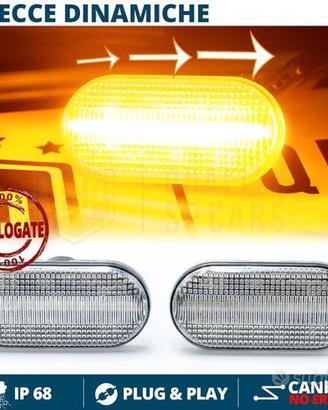 Frecce LED Laterali Dinamiche per DACIA Omologate