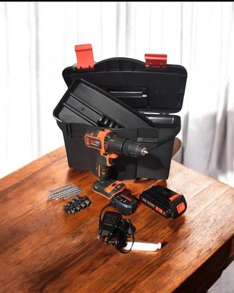 Trapano Avvitatore Battente Black+Decker 18V