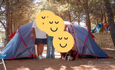 tenda campeggio Dragon Trevolution 4 p 2 camere 