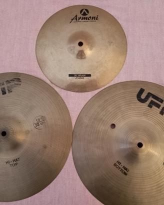 Hi hat UFIP 13" + Splash 10"