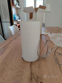 Set lampade vetro bianco satinato NUOVE