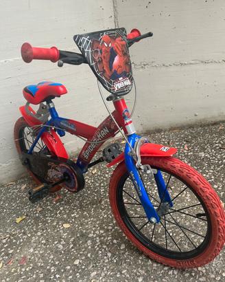 Bici 16 pollici Spiderman