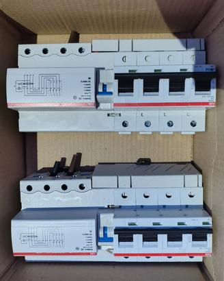 interruttore tre fasi 80A con differenziale 0,3A