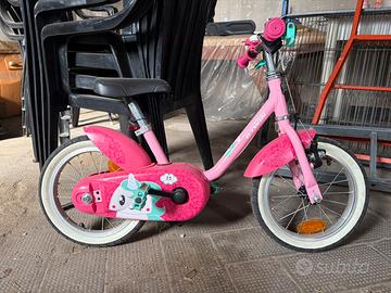 Bici bambina B’Twin 500 Unicorn 14” – Decathlon