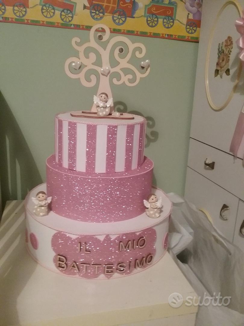 torta scenografica battesimo bimba - Tutto per i bambini In