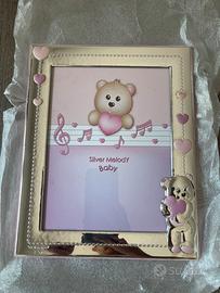 Cornice Portafoto Bimbo "Silver Melody Baby"