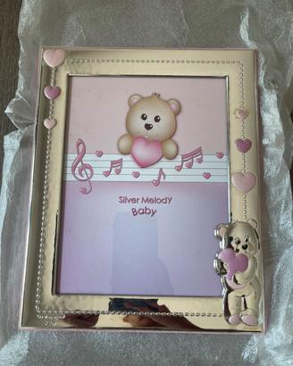 Cornice Portafoto Bimbo "Silver Melody Baby"