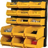 Pannello Portautensili da Parete 15 Contenitori