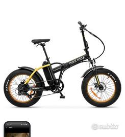 E.Bike Bici pieghevole MinimaxArgento Ruote Fat