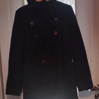 cappotto nero corto avanti 
