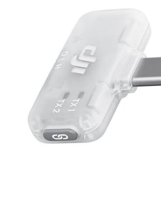 Mic Mini (2 TX + 1 RX mobile), microfono lavalier 