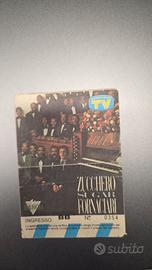 biglietto concerto Zuccheo 1987 Blues
