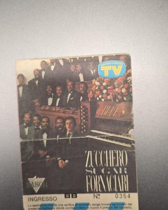 biglietto concerto Zuccheo 1987 Blues
