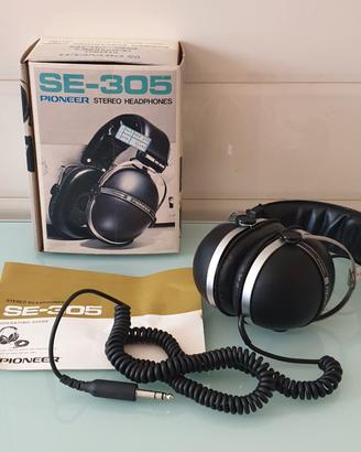 Cuffie Pioneer Stereo Headphones SE-305 Anni 70