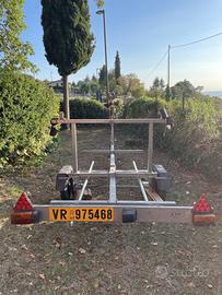 RIMORCHIO/CARRELLO PORTABARCA ELLEBI – 300 KG