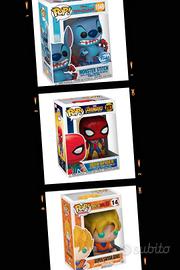 LOTTO di  ( 3  ) FUNKO POP COME IN FOTO NUOVI