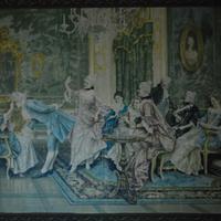 Pio Ricci Dipinto a olio revival rococò