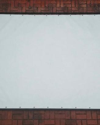 Schermo proiezione 160" con struttura in alluminio