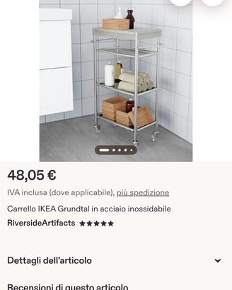 carrellino Ikea grundtal