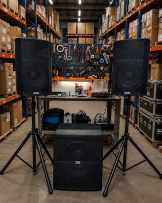 Impianto audio completo 1000watt rms