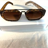 OCCHIALI DA SOLE RUBBER TORTOISE BROWN Nuovi Sc.