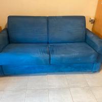 DIVANO LETTO MATRIMONIALE BLU NOTTE