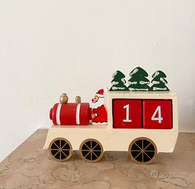 Treno calendario di Babbo Natale