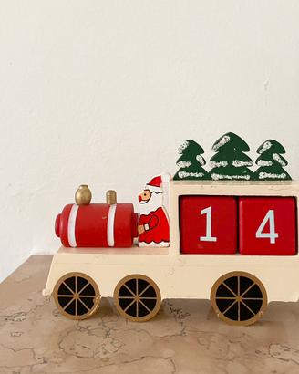 Treno calendario di Babbo Natale