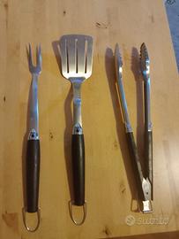 set pinze per barbecue 