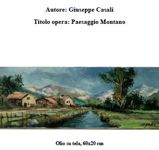 Giuseppe Casali - Olio su tela - 60X20 cm