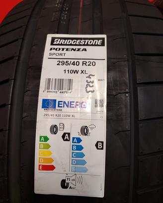 295 40 20 Gomme Estive Bridgestone New 295/40R20