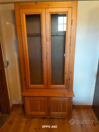 Vetrinetta in legno massiccio