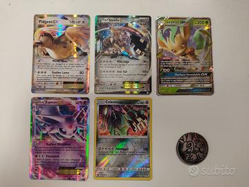 Carte Pokemon con moneta