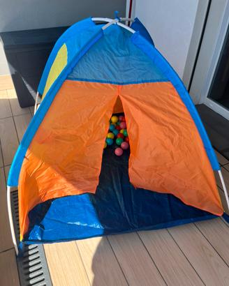 Tenda con palline