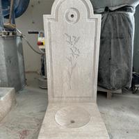 FONTANA DA PARETE IN PIETRA PER GIARDINO