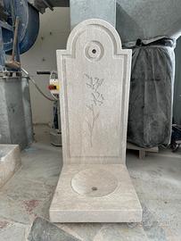 FONTANA DA PARETE IN PIETRA PER GIARDINO
