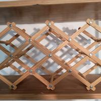 Portabottiglie (8) a fisarmonica vintage anni '70