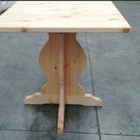 tavolo fratino  legno massello  in pino grezzo 