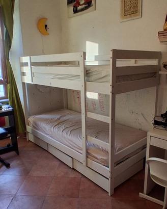 Letto a castello MYDAL Ikea bianco